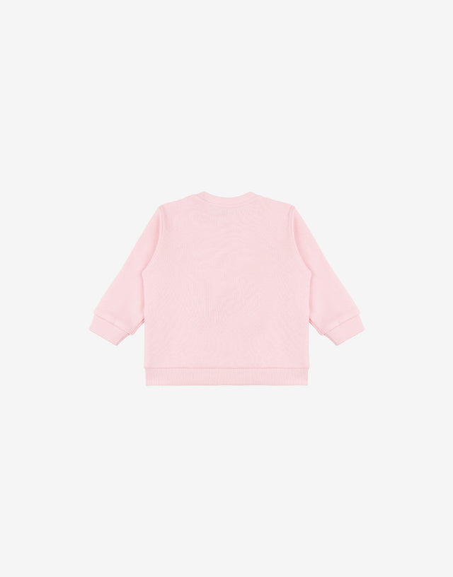 Sudadera de algodón Moschino Teddy Bear Rosa claro Moschino 1