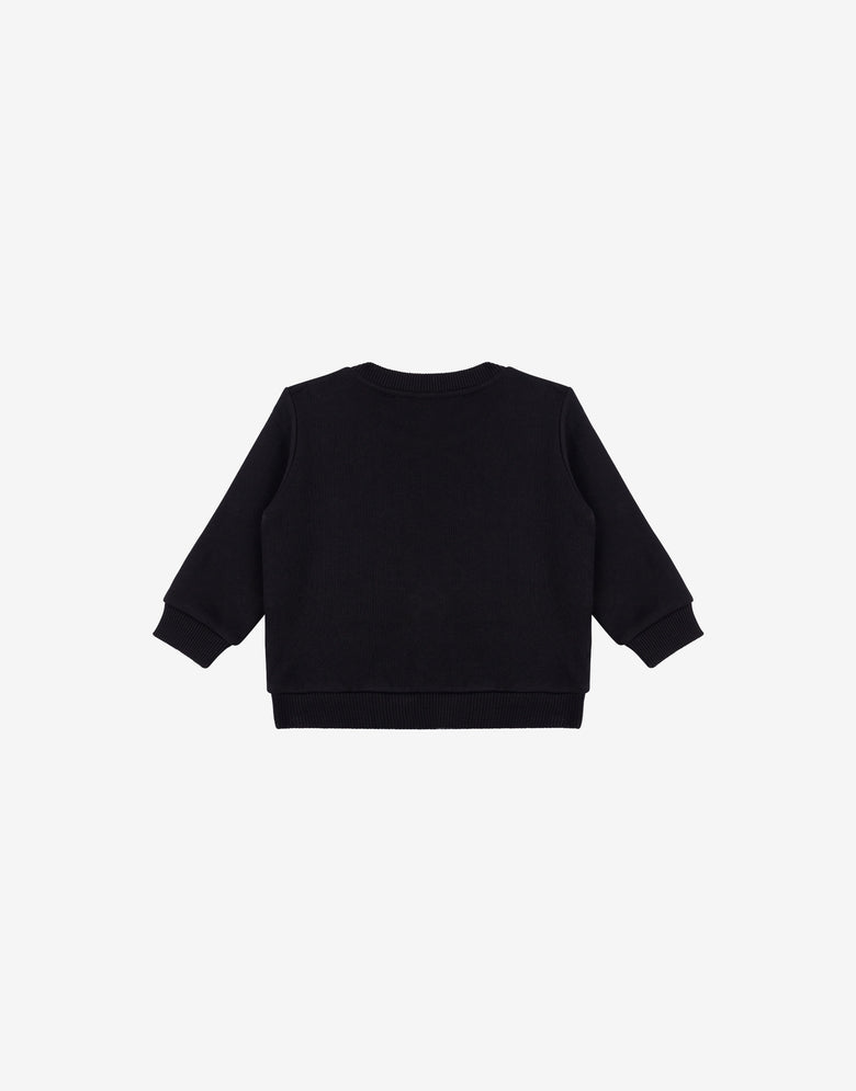 Sudadera de algodón Moschino Teddy Bear Negro Moschino 1