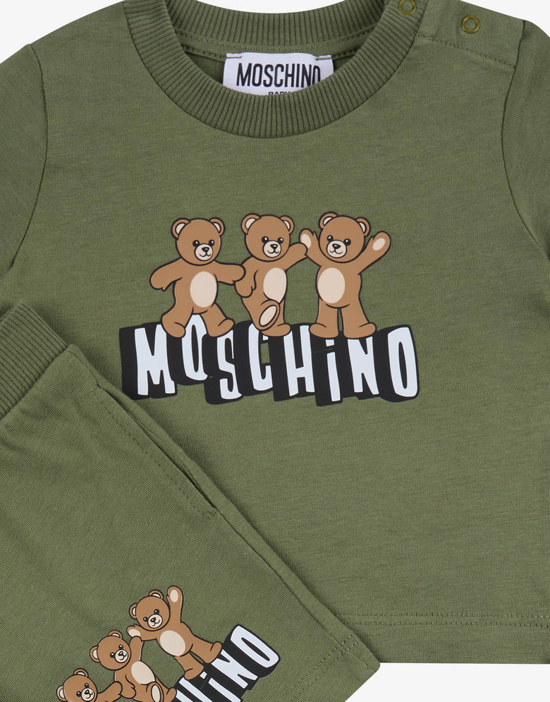 Ensemble t-shirt et short en jersey de coton  Moschino 2