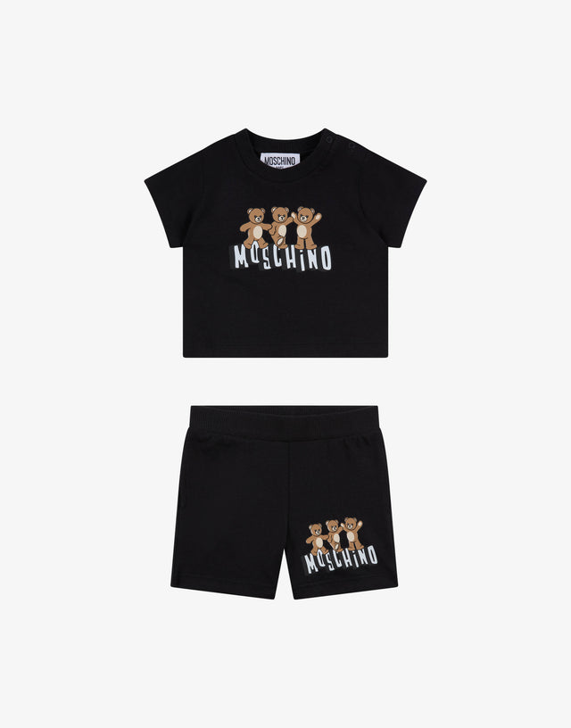 Ensemble t-shirt et short en jersey de coton  Moschino 0
