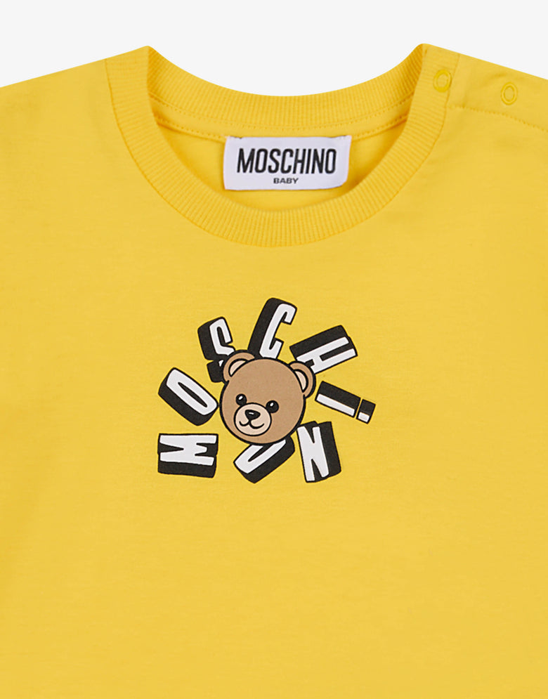 T-shirt en jersey de coton Moschino Teddy Bear  Moschino 2