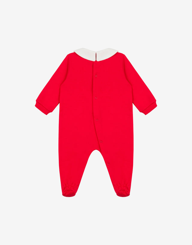 Moschino Teddy Bear Plush Sleepsuit Red Moschino 1