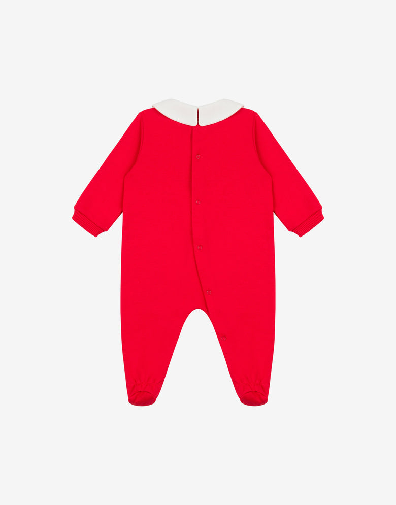 Moschino Teddy Bear Plush Sleepsuit Red Moschino 1
