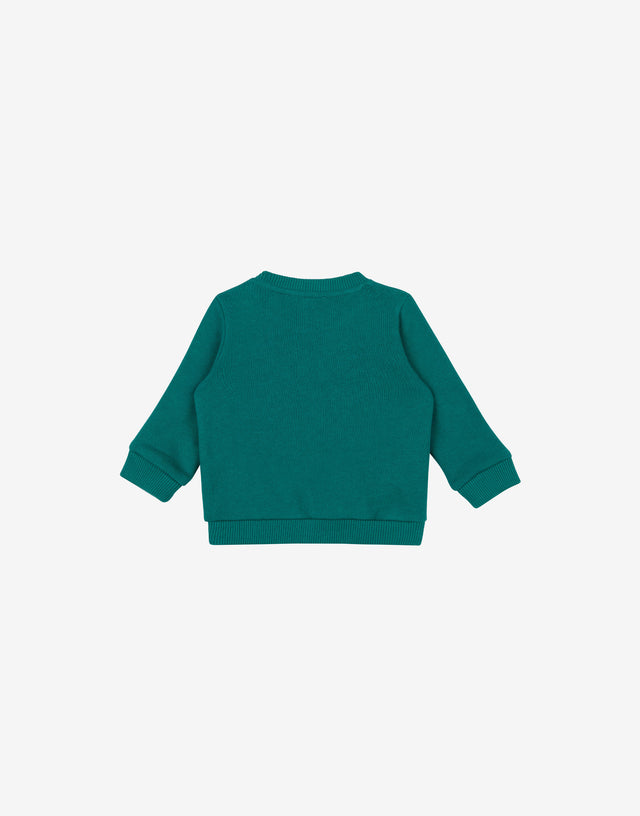 Sudadera de algodón Moschino Teddy Bear Dark green Moschino 1