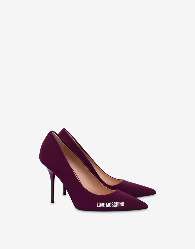 Décolleté in neoprene Rubber Logo  Love Moschino 0