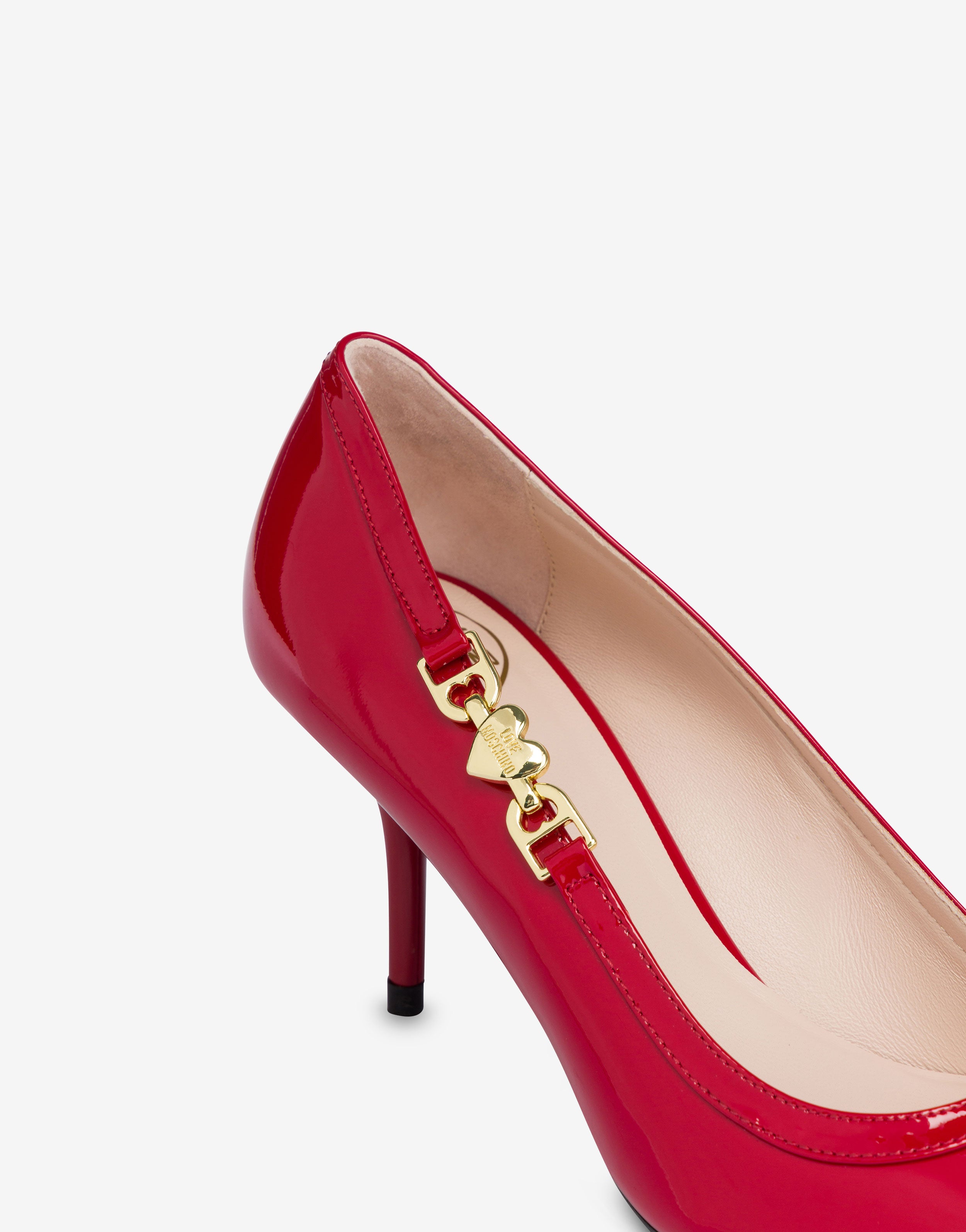 Patent pumps Love Chain Strap Love Moschino | Moschino