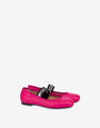 Ballerines en cuir nappa avec bande élastique logotée