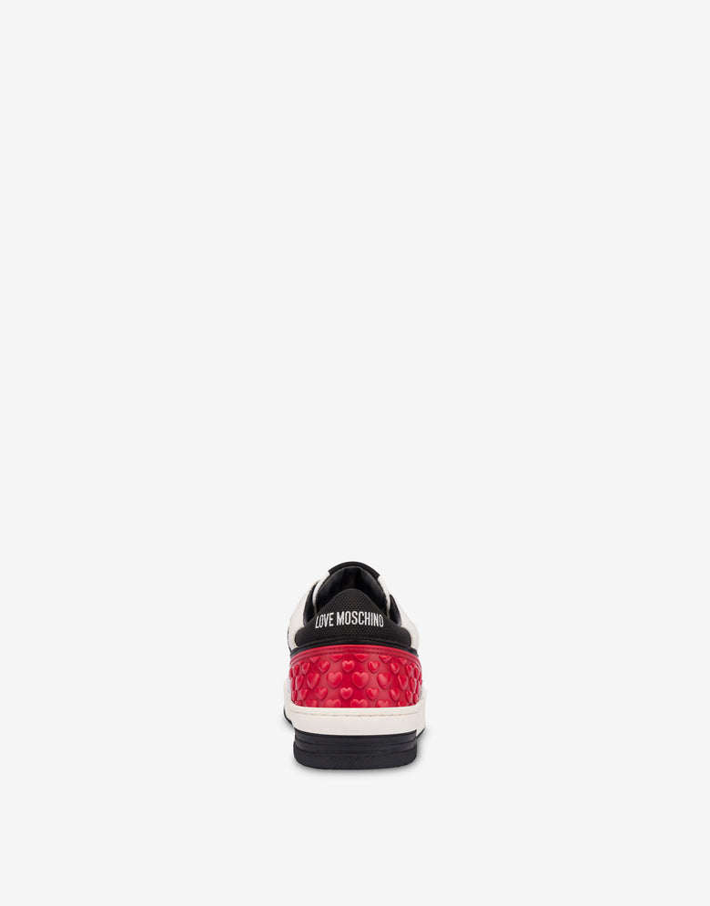 Calf Sneakers White Love Moschino 2