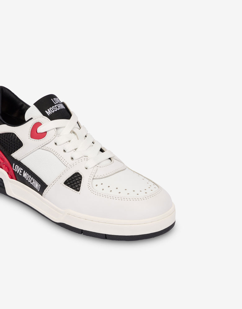 Calf Sneakers White Love Moschino 3