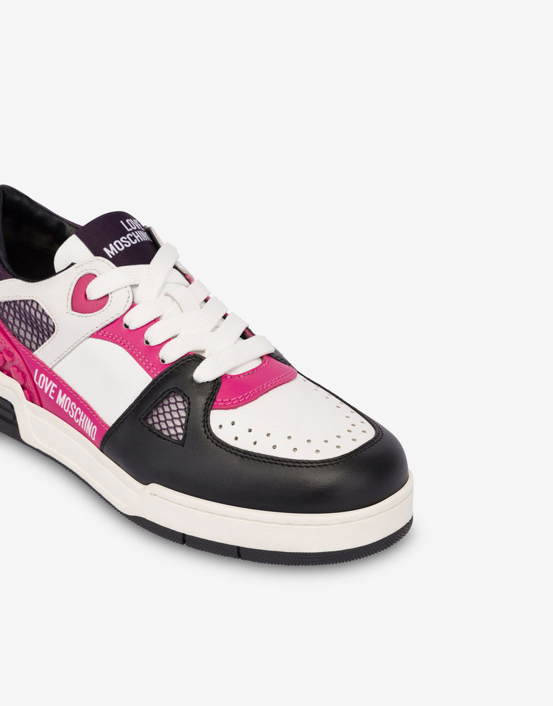 Calf Sneakers White Love Moschino 3