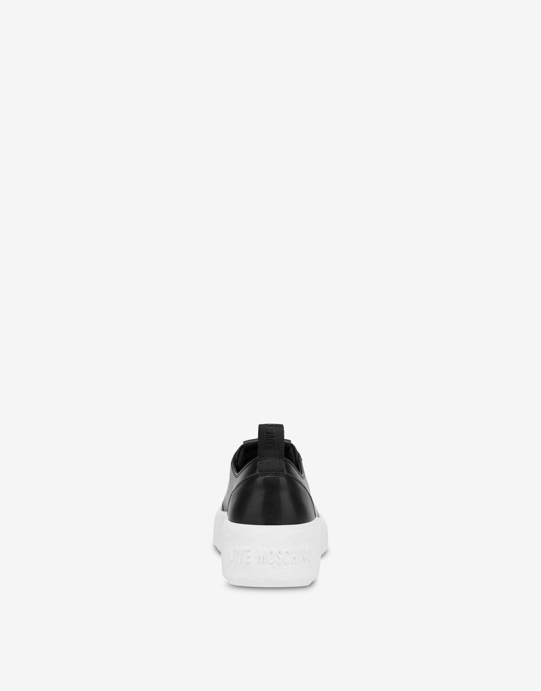 Calf Sneakers Black Love Moschino 2