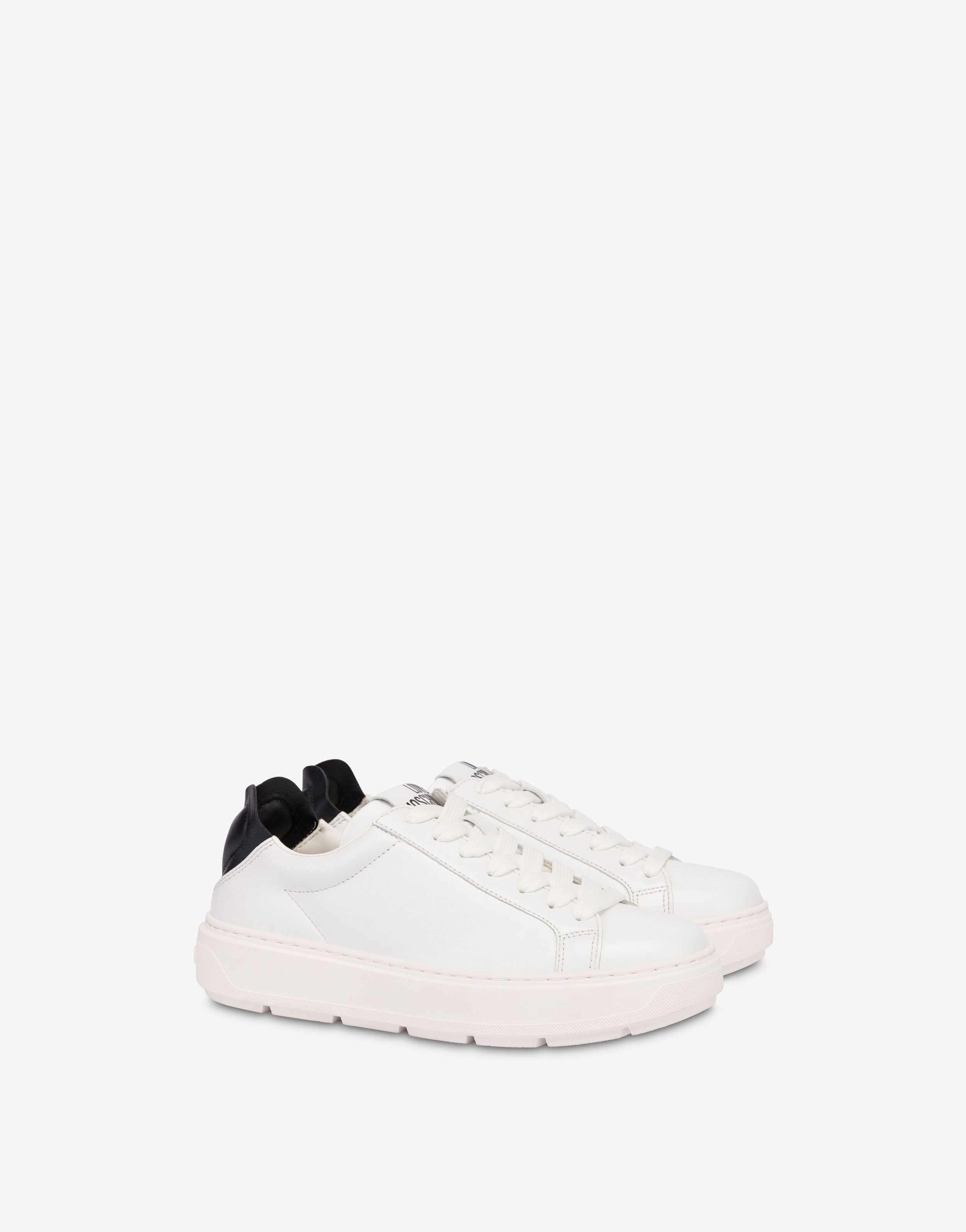 【Moschino】メッシュとレザーのスニーカー LOVE MOSCHINO レザー&メッシュ スニーカー | THE OUTNET