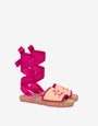 Sandales espadrilles plates