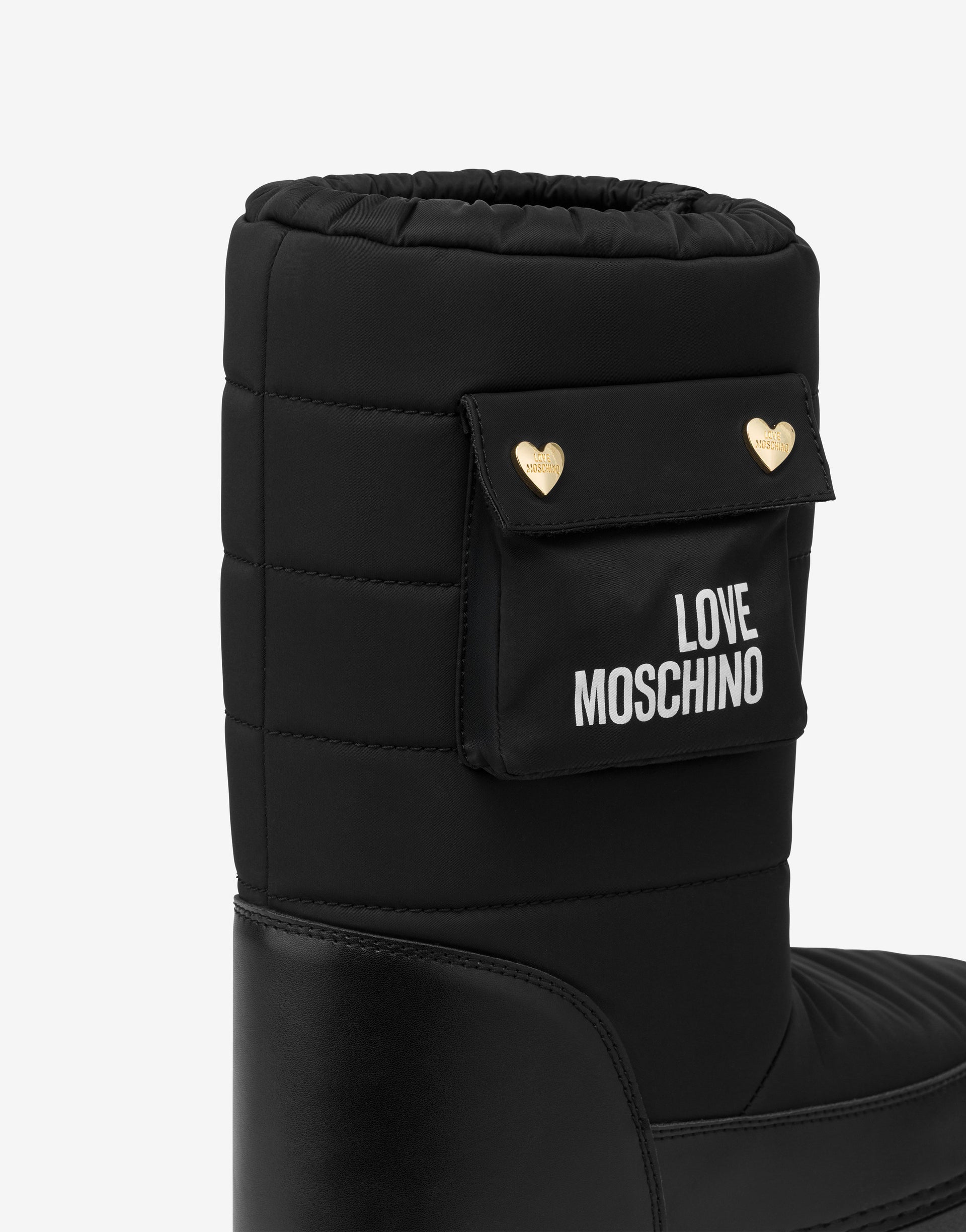 Gesteppte Schneestiefel aus Stoff Love Moschino Moschino DE