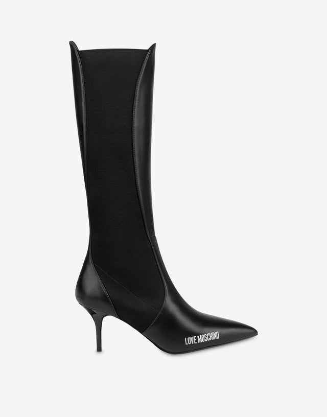 Calf boots Black Love Moschino 1