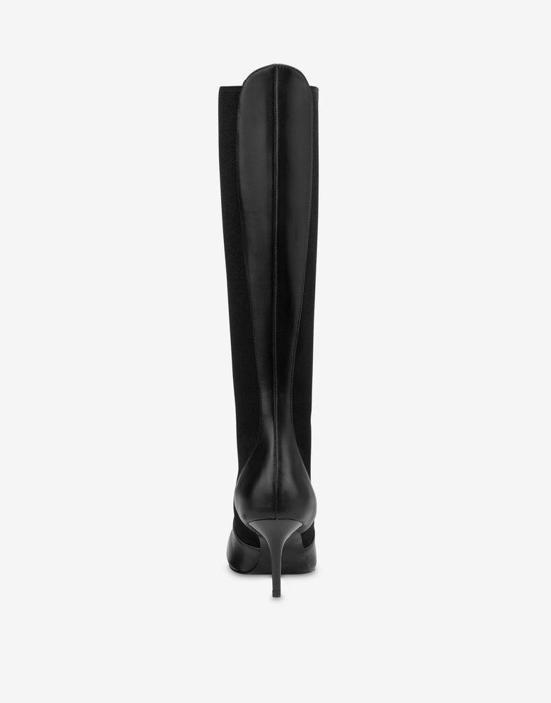 Calf boots Black Love Moschino 2