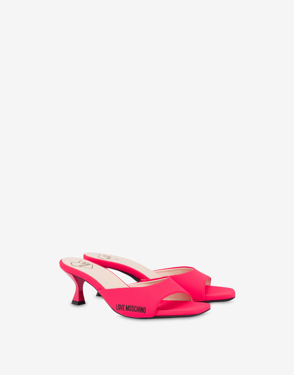 Lycra mules Rubber Logo Red Love Moschino 0