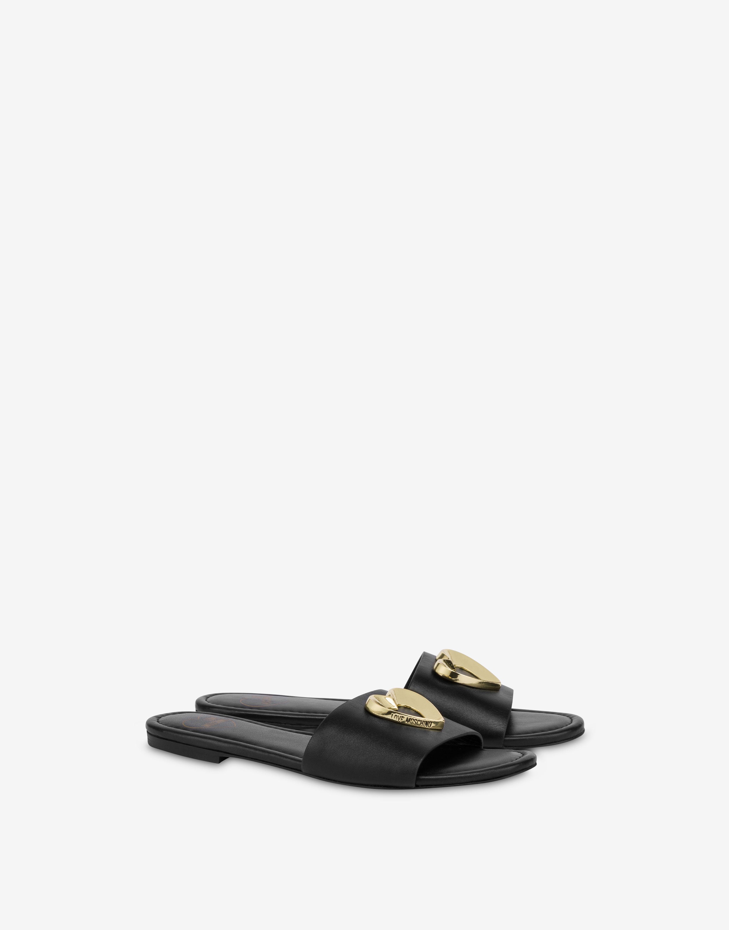Moschino ベルテッド サンダル | ブラック | FARFETCH JP