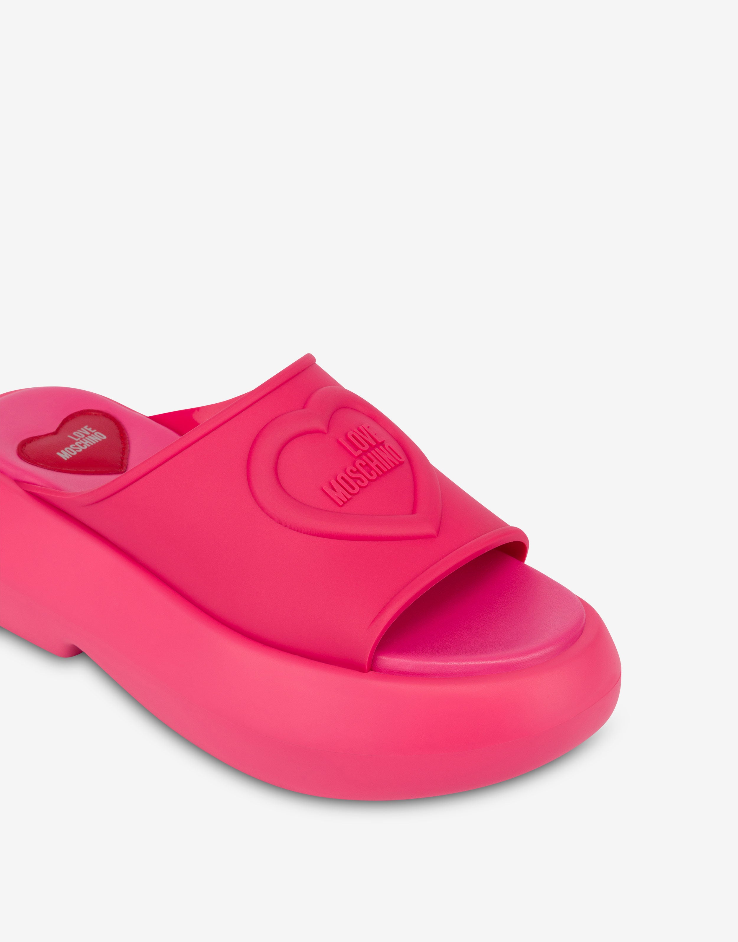 Rubber sandals with chunky sole Love Moschino | Moschino