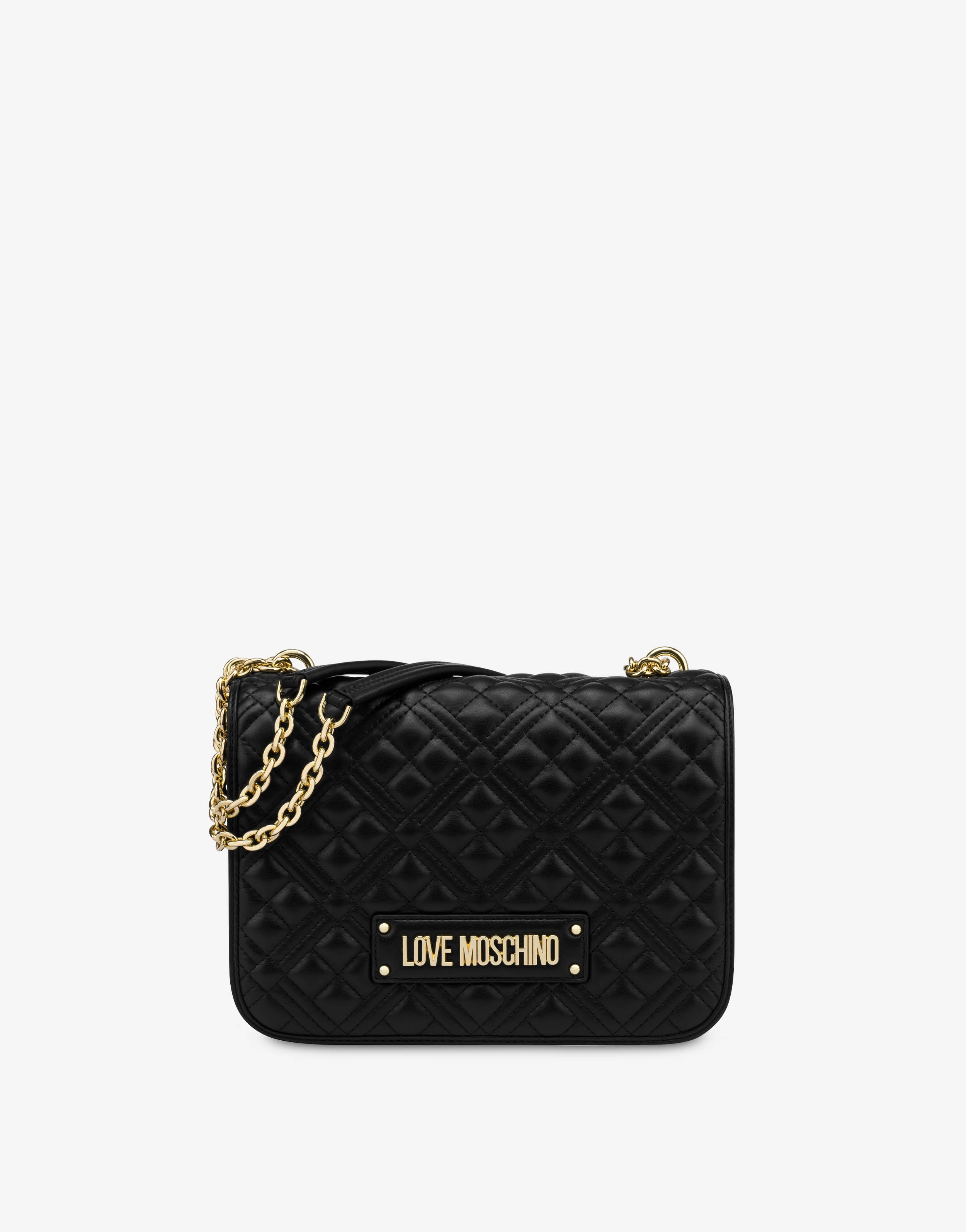 Shiny Quilted shoulder bag Love Moschino | Moschino