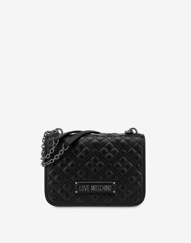 Borsa a spalla Quilted Nero Love Moschino 0
