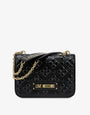 Bolso de hombro acolchado con logo