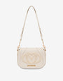 Borsa a spalla con maxi logo