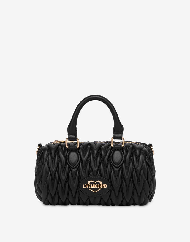 Borsa mini trapuntata Nero Love Moschino 0