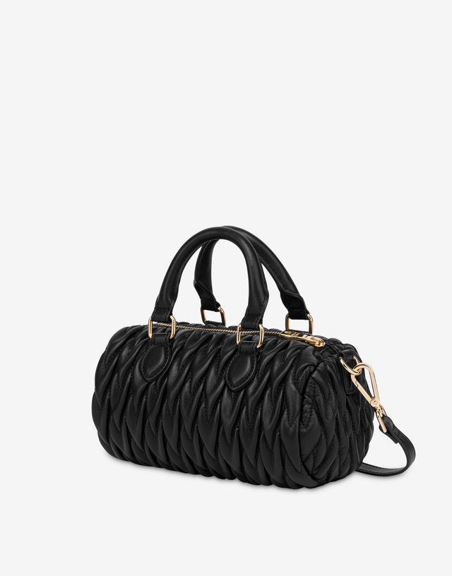 Borsa mini trapuntata Nero Love Moschino 1