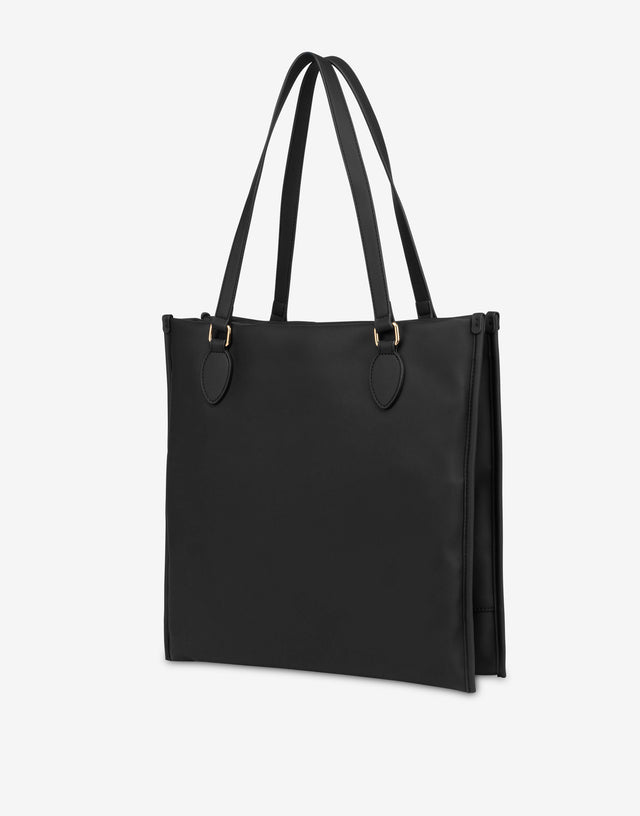 Shopper con logotipo Negro Love Moschino 1