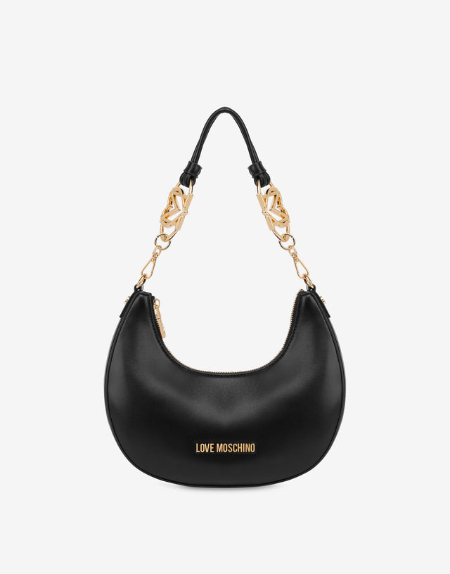 Sac hobo Jewel Noir Love Moschino 0