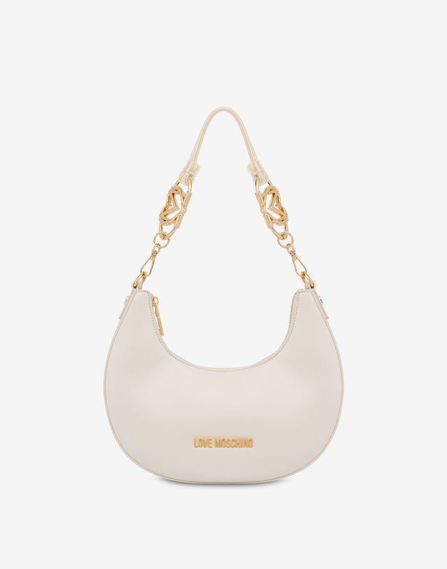 Sac hobo Jewel Ivoire Love Moschino 0