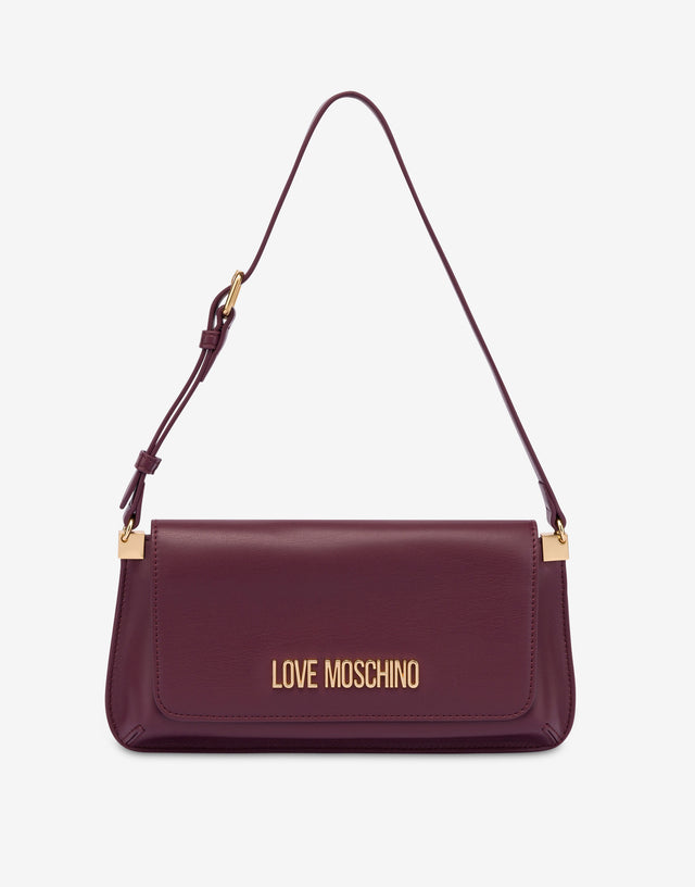 Borsa a tracolla con logo Lettering Vino Love Moschino 0