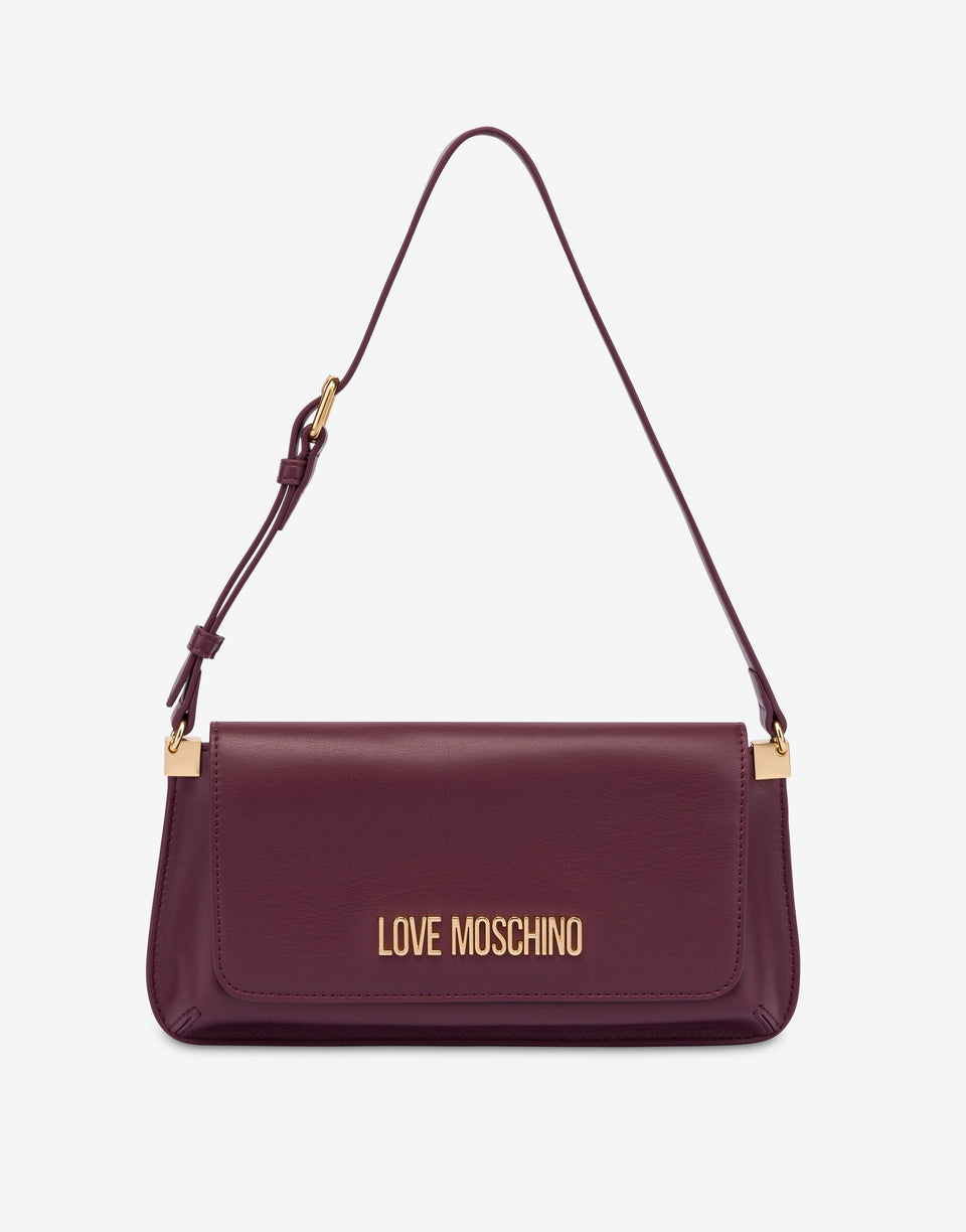 Borsa a tracolla con logo Lettering Vino Love Moschino 0