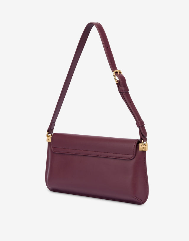 Borsa a tracolla con logo Lettering Vino Love Moschino 1