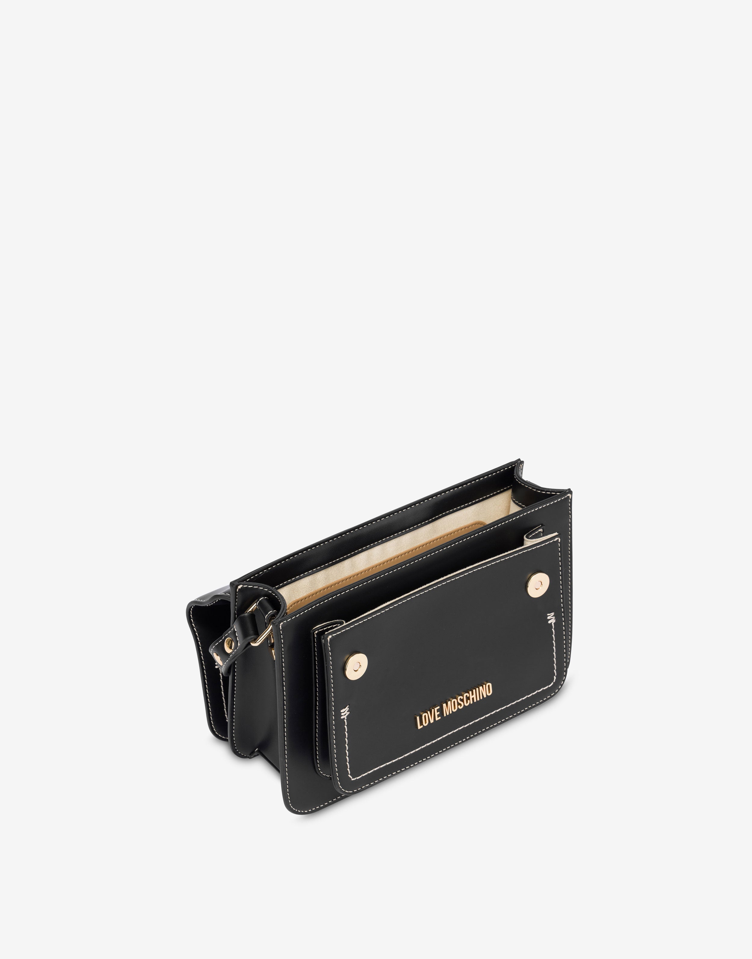*MOSCHINO*LOVE チェーンショルダーバッグ サテン Calfskin shoulder bag Love Chain Strap Love Moschino | Moschino