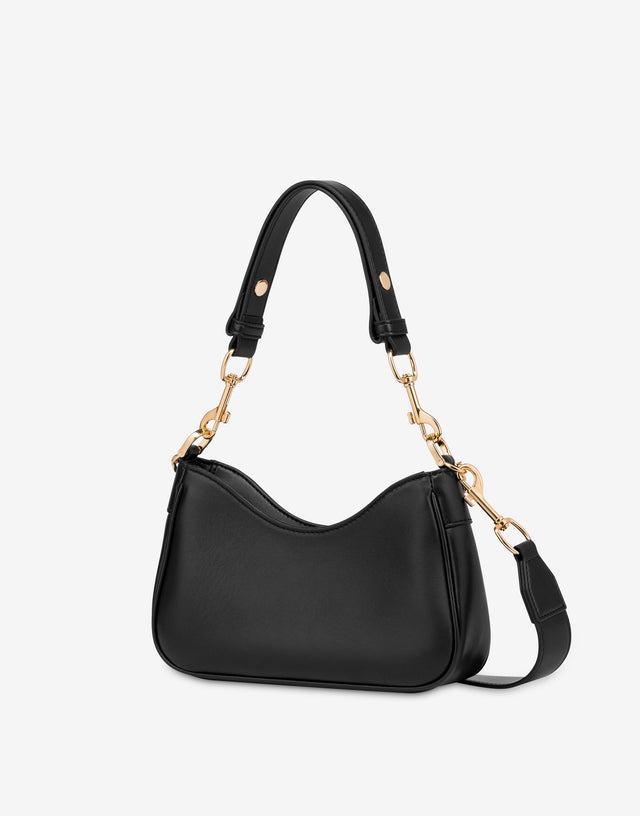 Hobo bag with chain Black Love Moschino 1