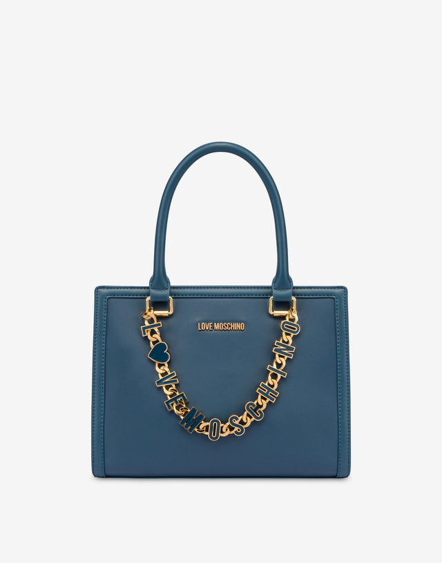 Handbag with chain Universo Love Moschino 0