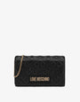 Shiny Quilted clutch
