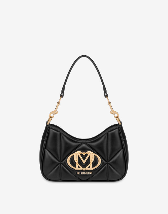 Gesteppte Umhängetasche Schwarz Love Moschino 0