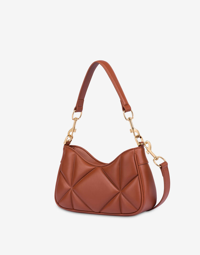 Gesteppte Umhängetasche Leder Love Moschino 1