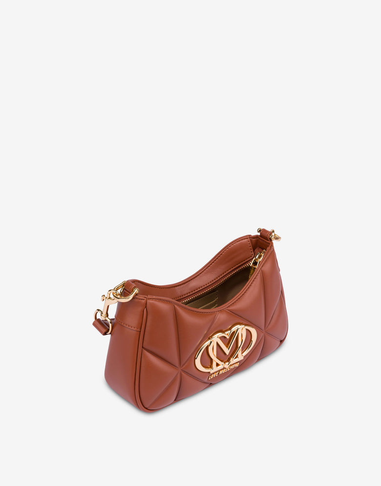 Gesteppte Umhängetasche Leder Love Moschino 2