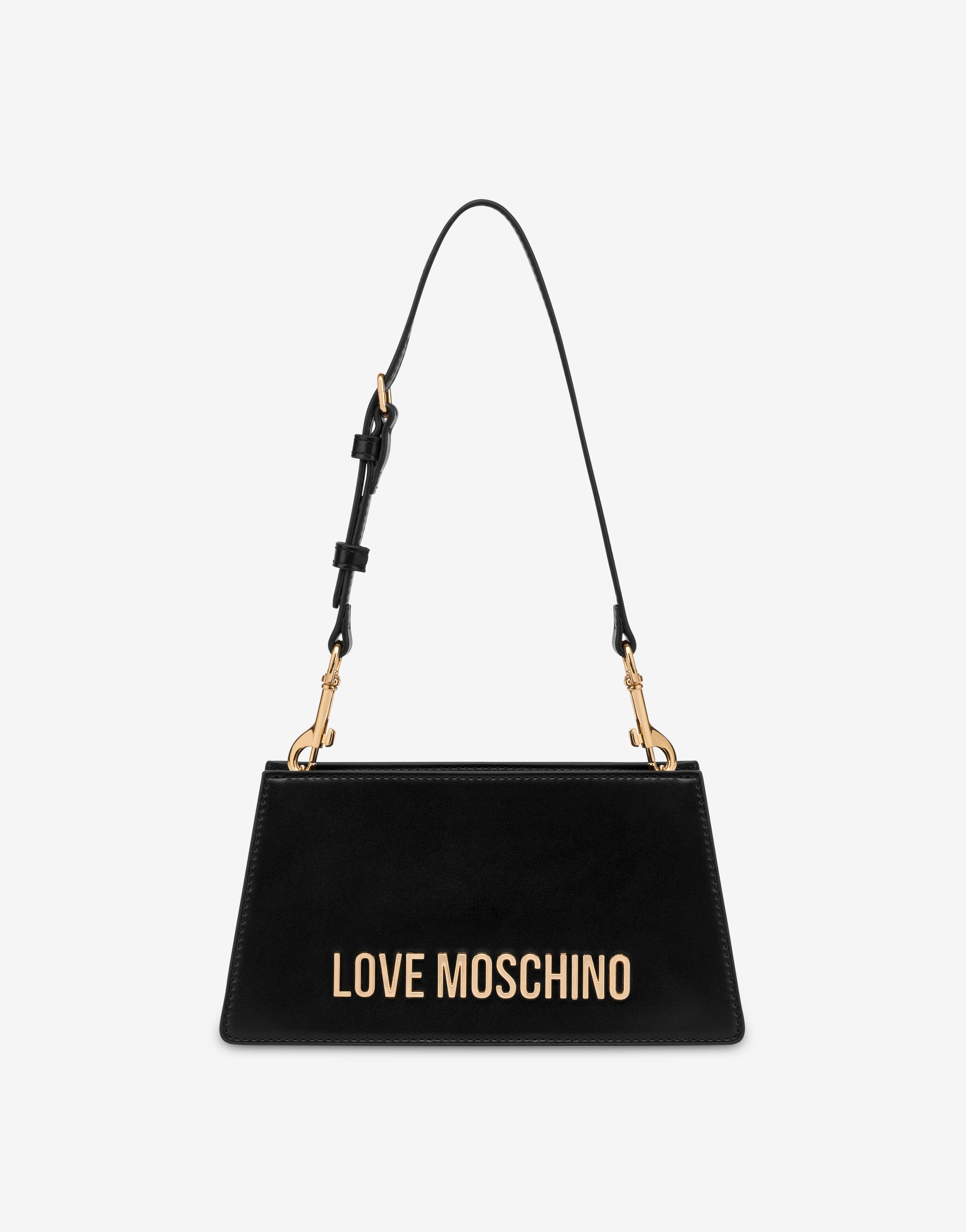 Shoulder bag with logo lettering
