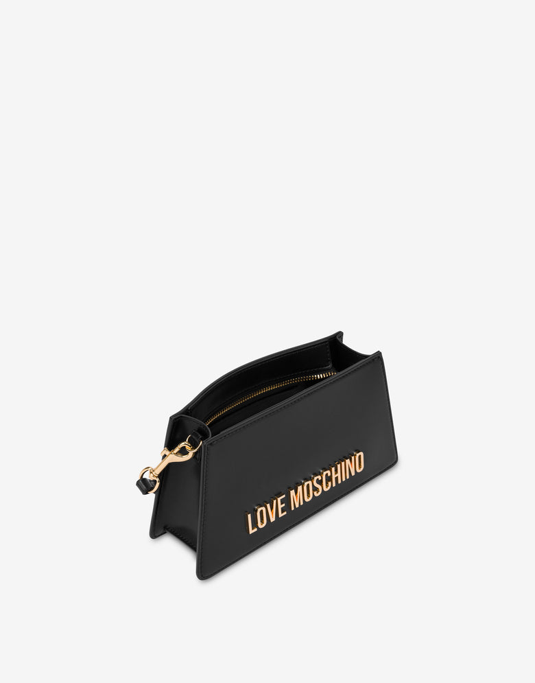 ロゴレタリング入りショルダーバッグ ブラック Love Moschino 2