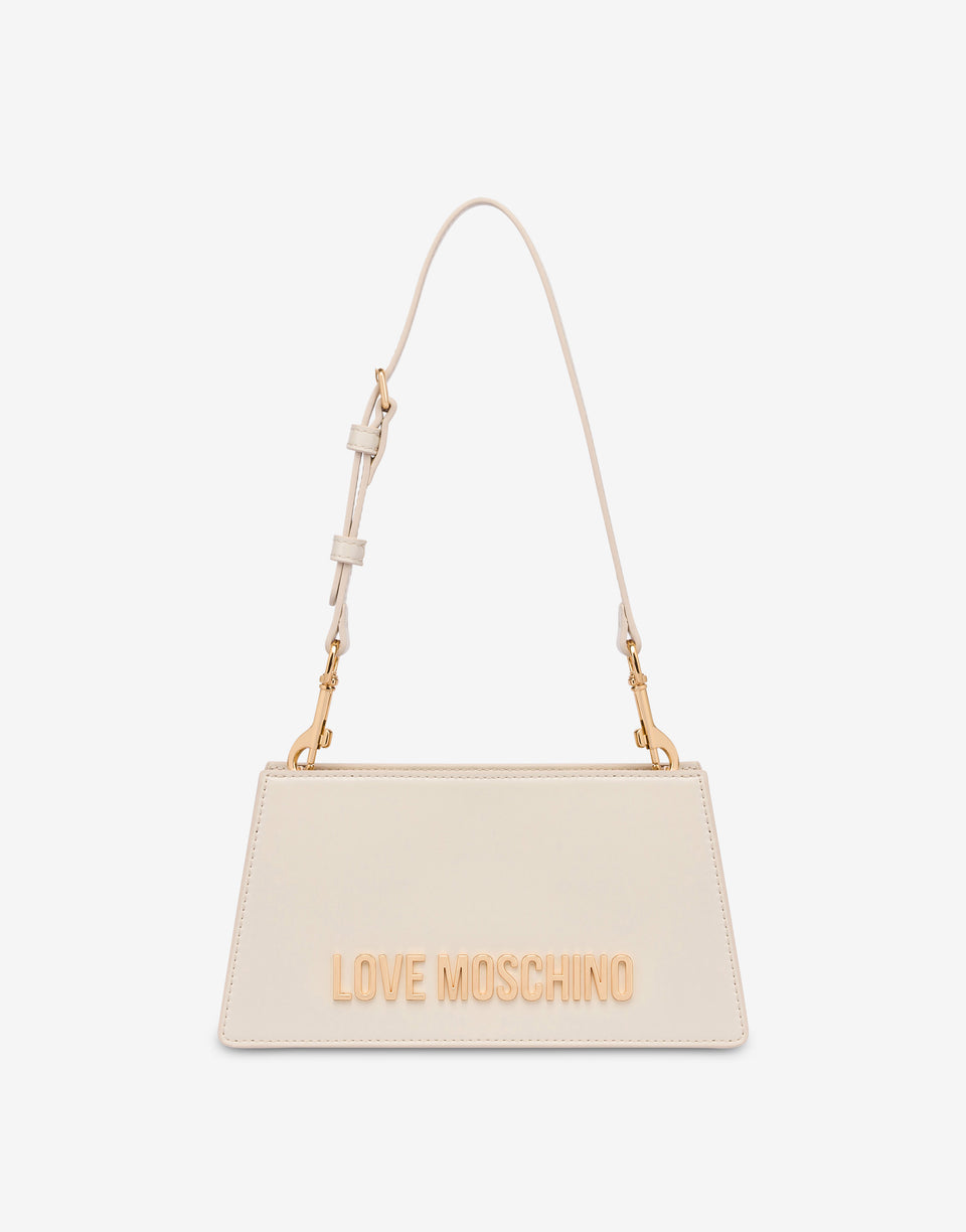 ロゴレタリング入りショルダーバッグ アイボリー Love Moschino 0