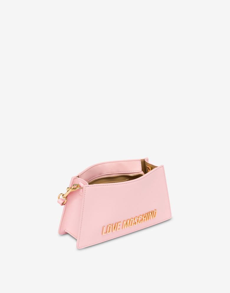 ロゴレタリング入りショルダーバッグ Rosa cipria Love Moschino 2