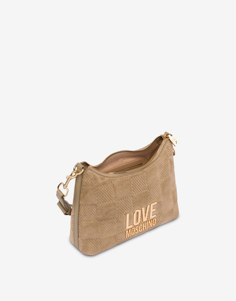 柔软织物单肩包 米色 Love Moschino 2