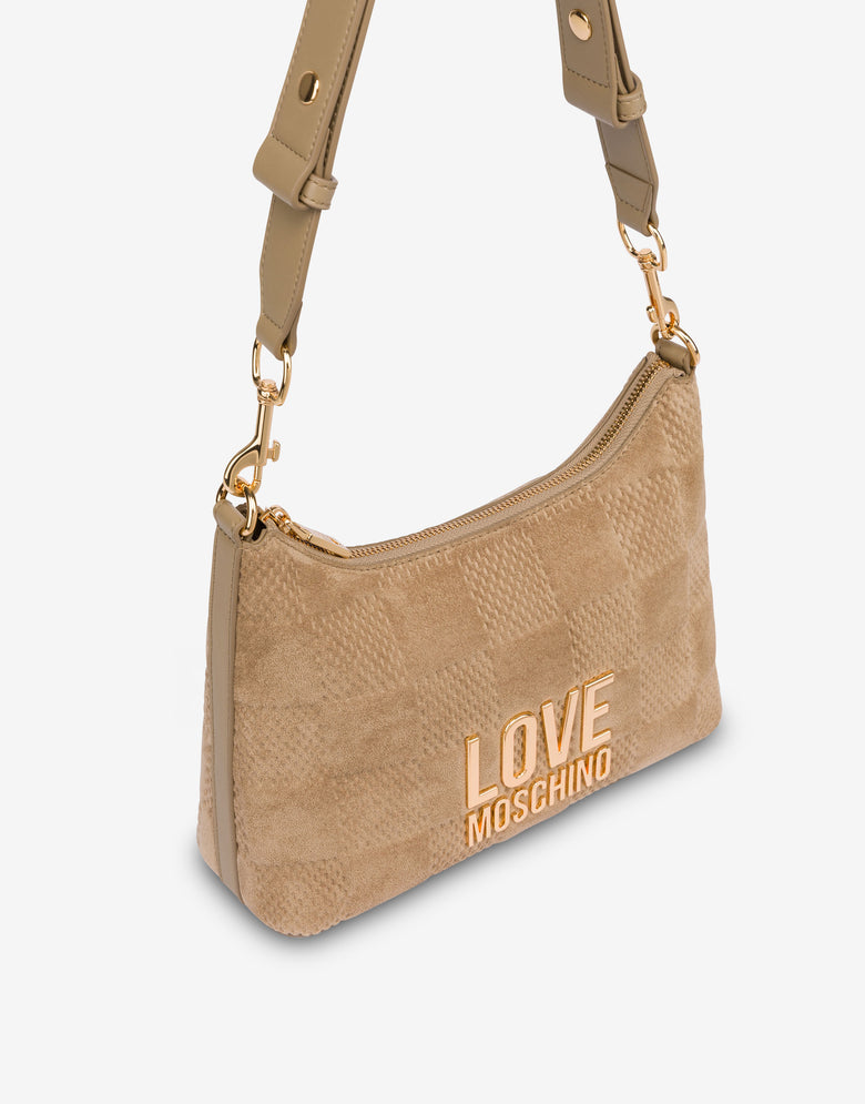 柔软织物单肩包 米色 Love Moschino 3
