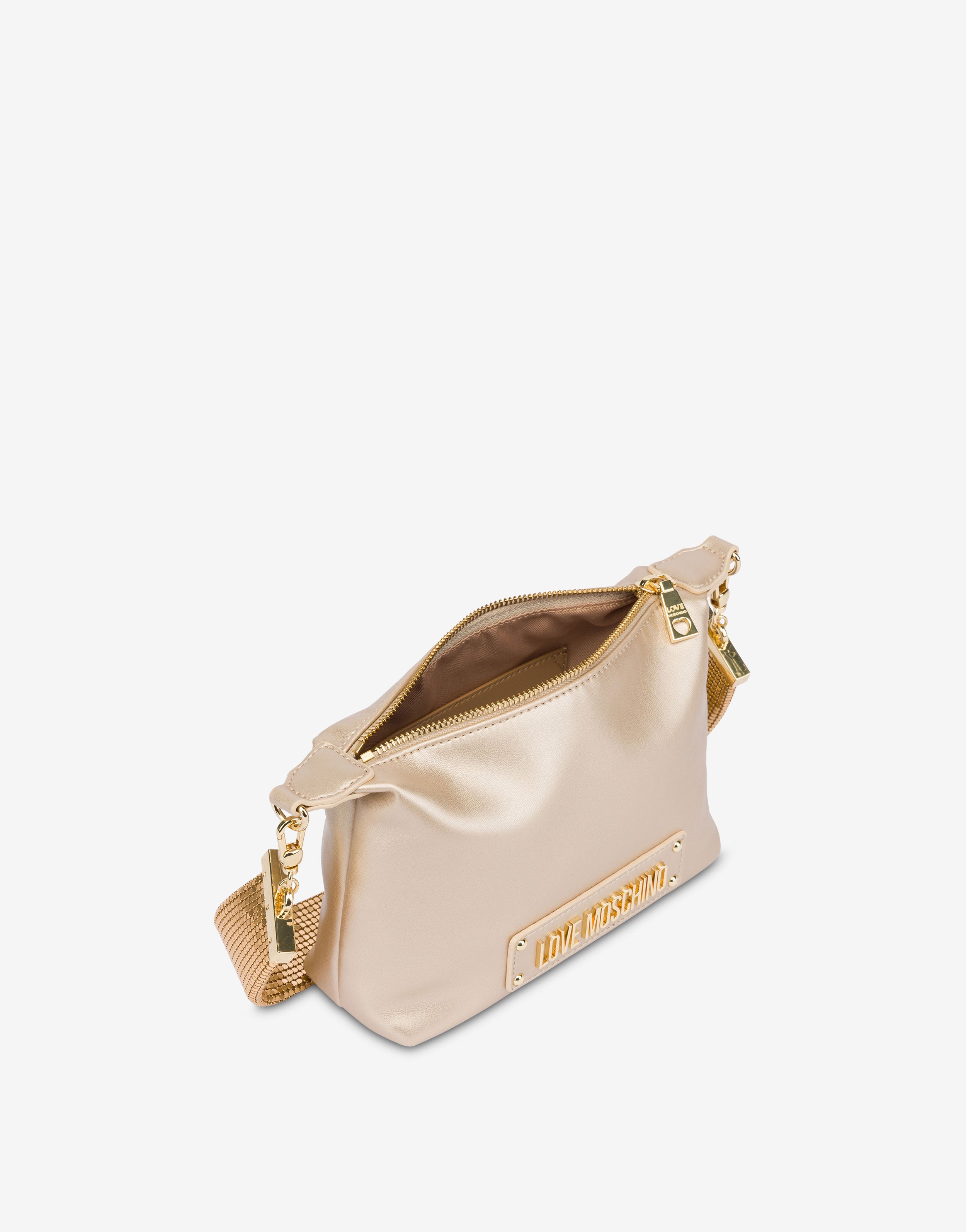 MOSCHINO Logo lettering shoulder bag モスキーノ バッグ Moschino Mini Logo Lettering Shoulder Bag in Black | Lyst