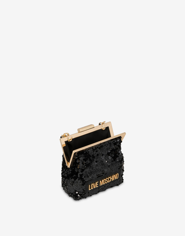 装饰迷你袋 黑色 Love Moschino 2